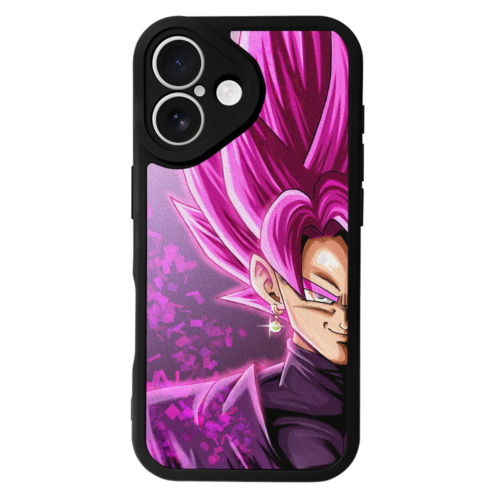 （画像用） ドラゴンボール DRAGON BALL 【iPhone 16シリーズ対応】シリコンスマホケース（レザー調） 材質：シリコン